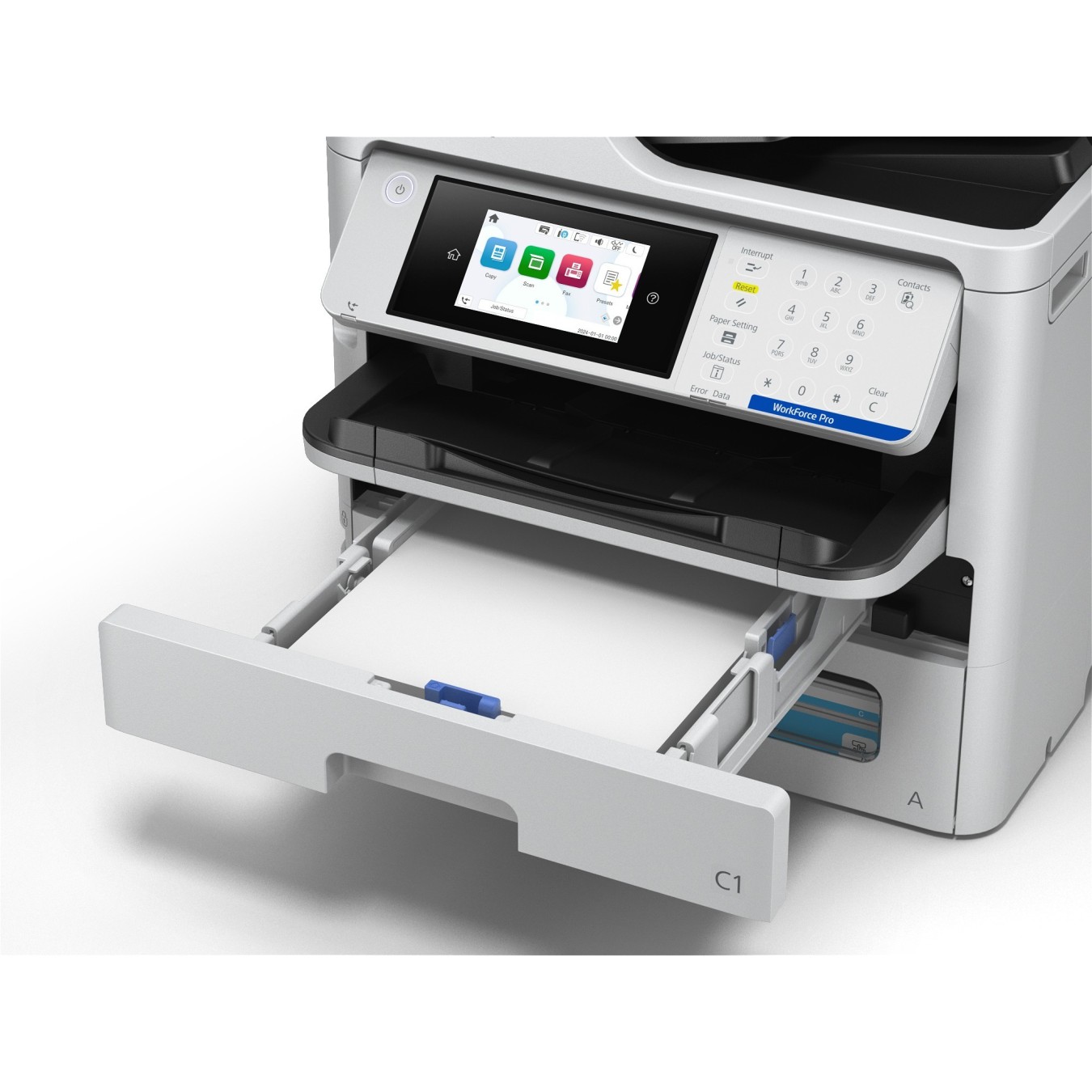 T Epson WorkForce Pro - EM-C800RDWF - Multifunction Printer - USB - LAN - Wi-Fi - 4800 x 1200 dpi - 25 ppm