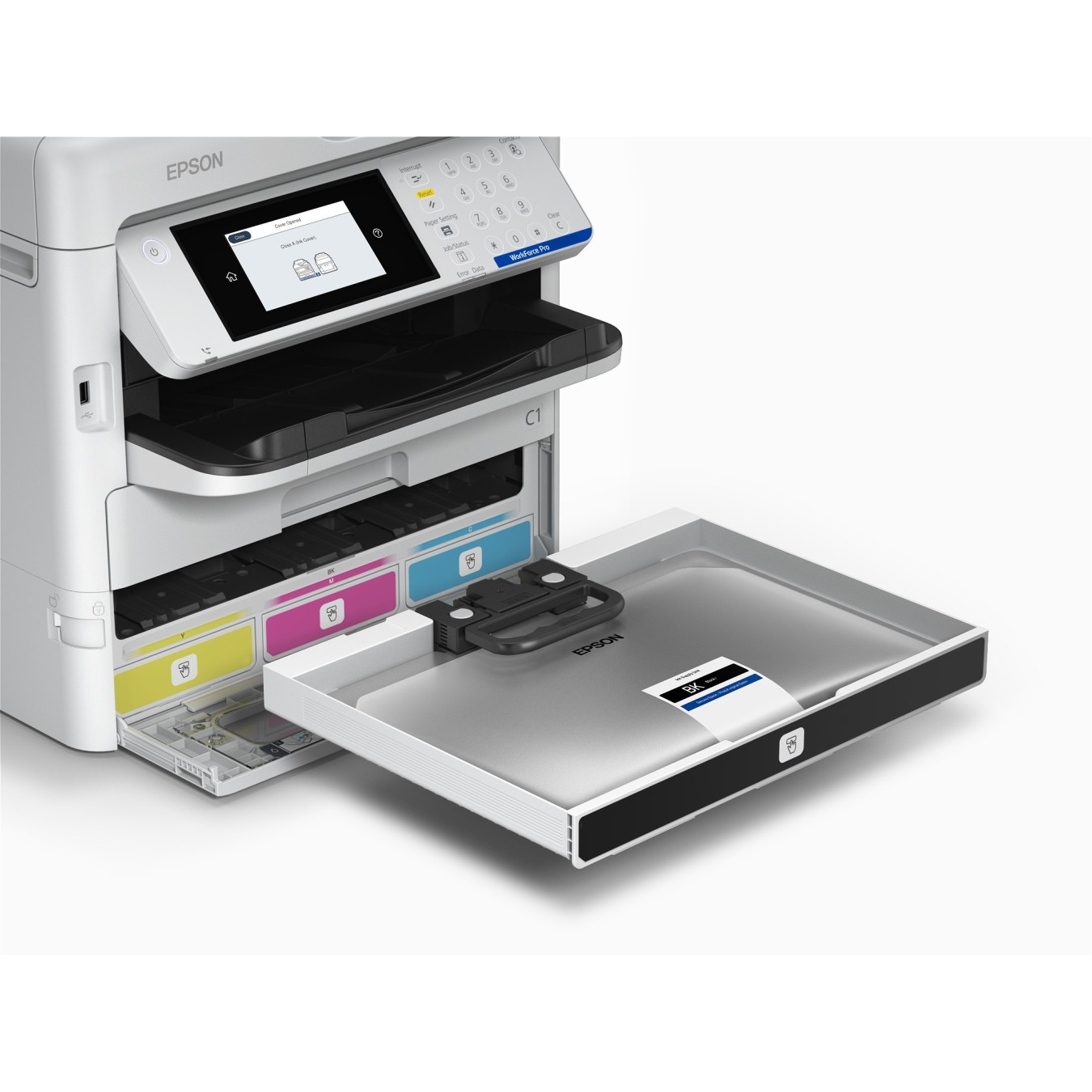 T Epson WorkForce Pro - EM-C800RDWF - Multifunction Printer - USB - LAN - Wi-Fi - 4800 x 1200 dpi - 25 ppm