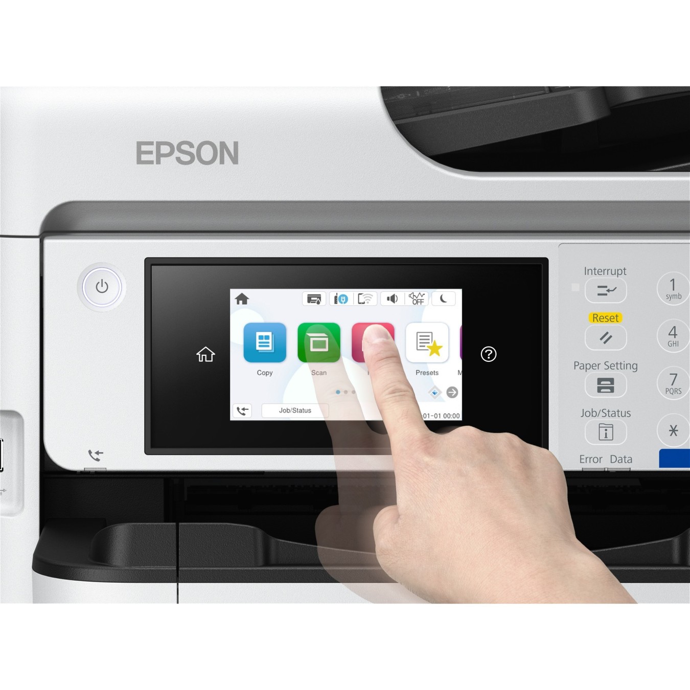 T Epson WorkForce Pro - EM-C800RDWF - Multifunction Printer - USB - LAN - Wi-Fi - 4800 x 1200 dpi - 25 ppm