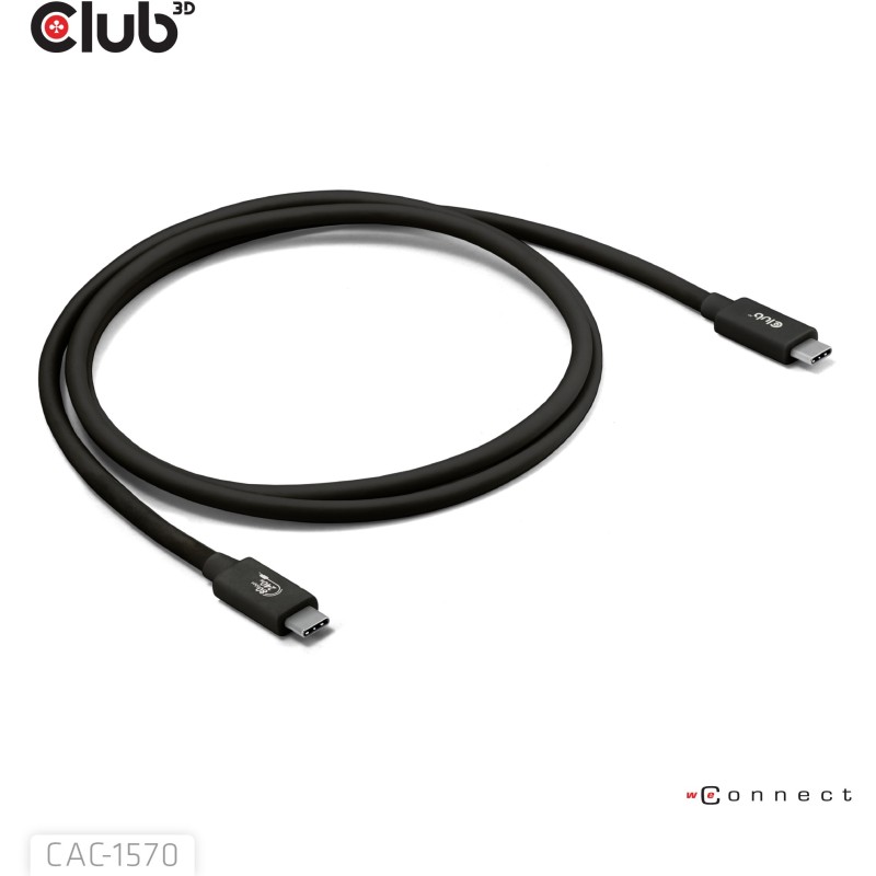 Buy Club3D USB-C Cable 80Gbps certified PD240W 8K240Hz 1.2m St St in Cyprus, Nicosia, Limassol, Larnaka, Pafos