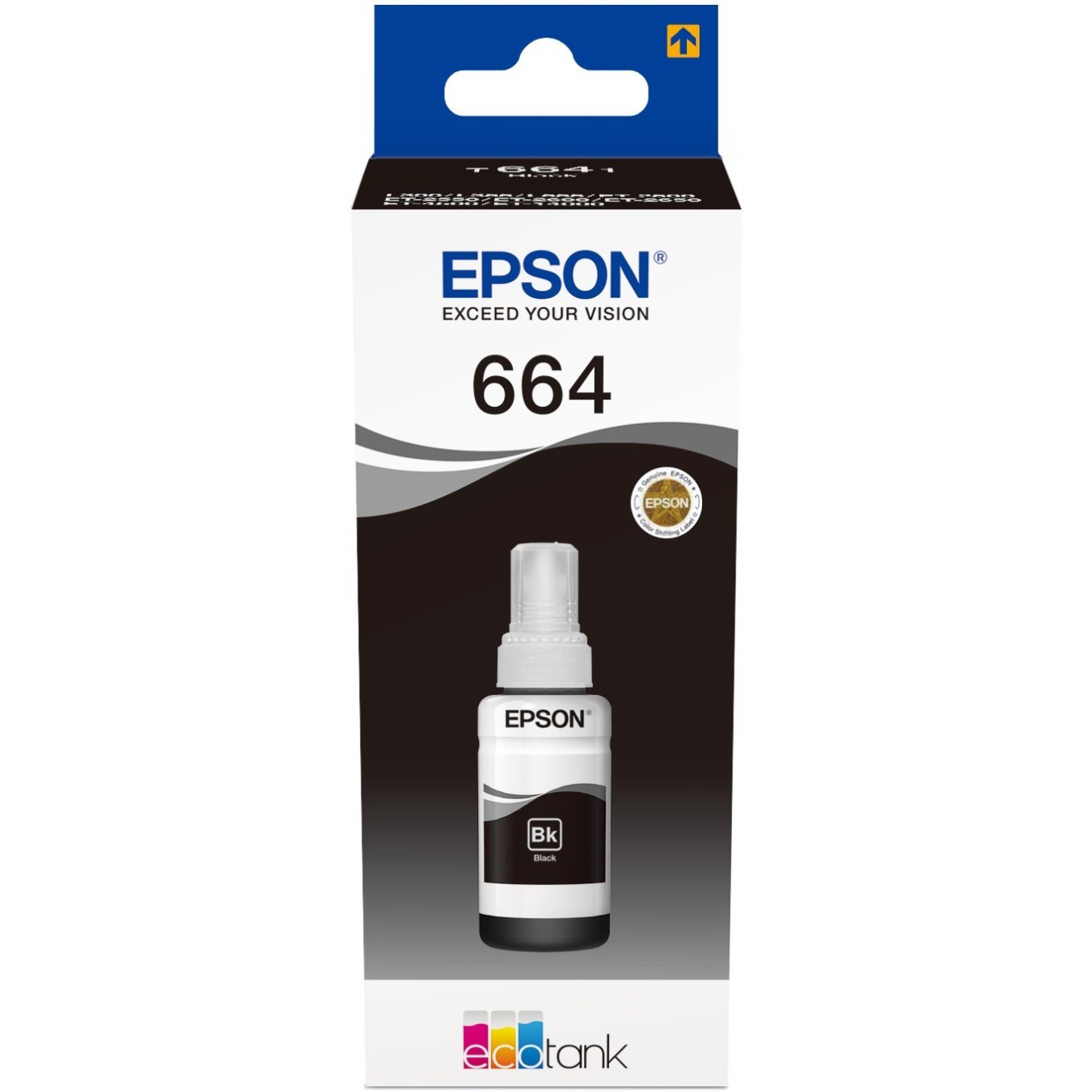 Epson Ink1LB ink cartridge - T6641 - Black 70ml 1-pack (A) — Buy in Cyprus with Fast Delivery