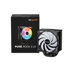 Buy Be Quiet Pure Rock 3 LX - BK040 - Black CPU Air Cooler, 120mm PWM Fan, 190W ... in Cyprus, Nicosia, Limassol, Larnaka, Pafos