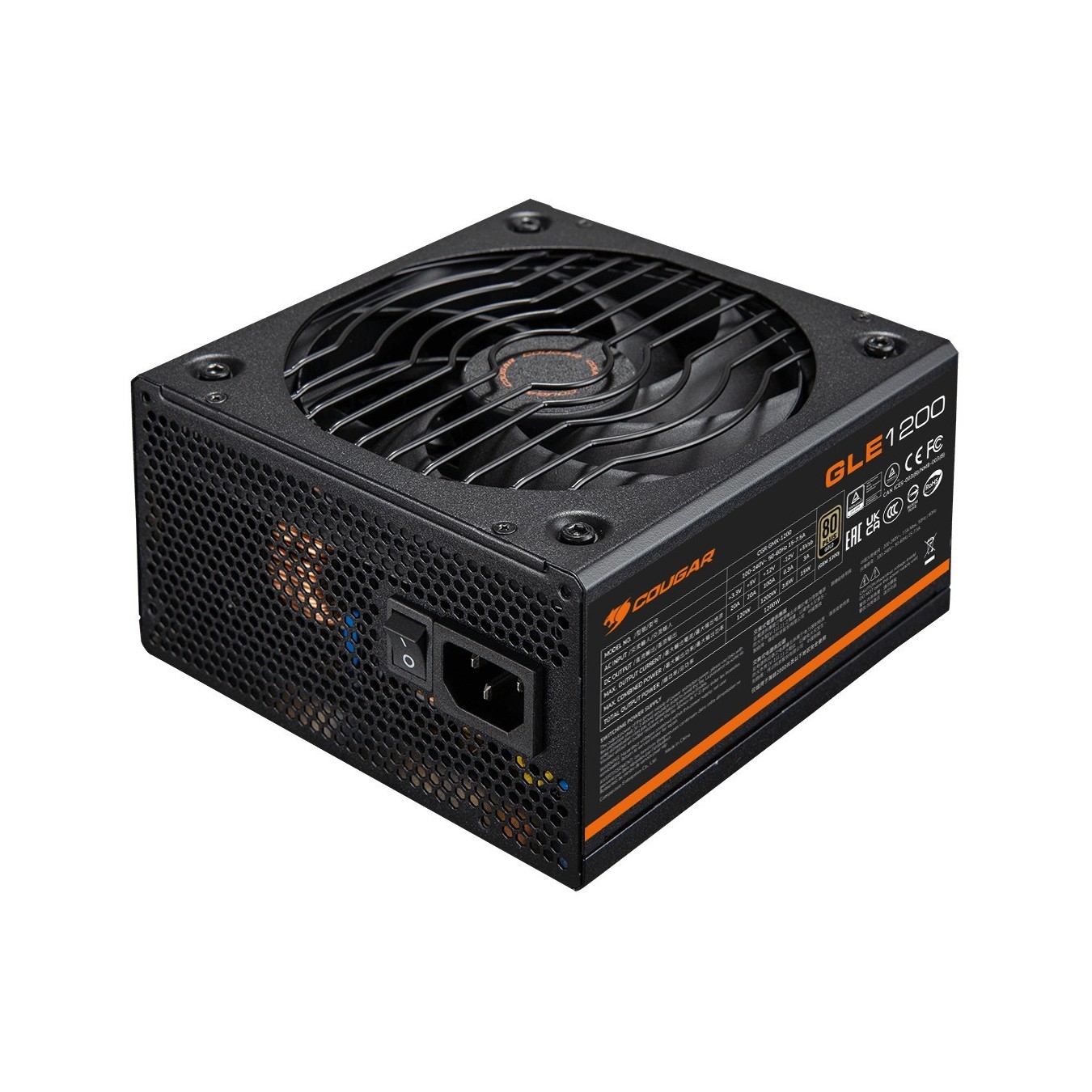 COUGAR Power Supply - GLE 1000W - ATX3.1, 80 Plus Gold — Buy in Cyprus with Fast Delivery