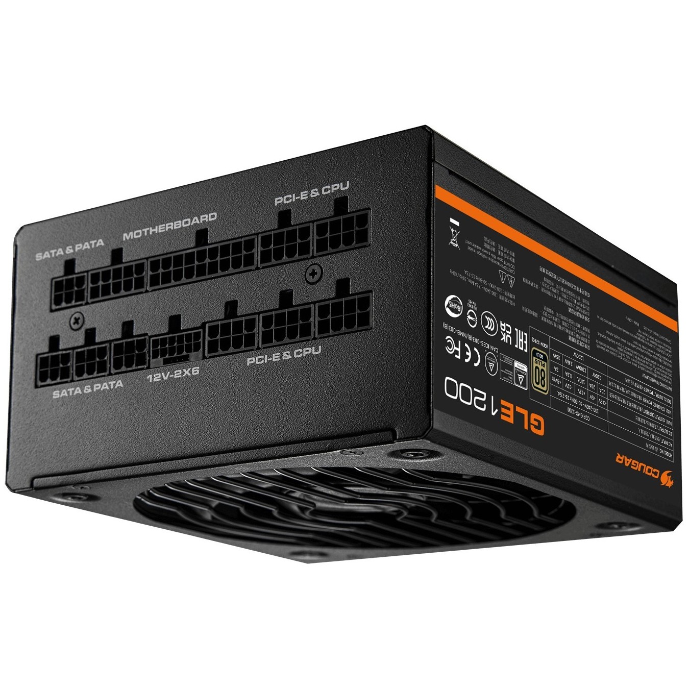 COUGAR Power Supply - GLE 1000W - ATX3.1, 80 Plus Gold — Buy in Cyprus with Fast Delivery