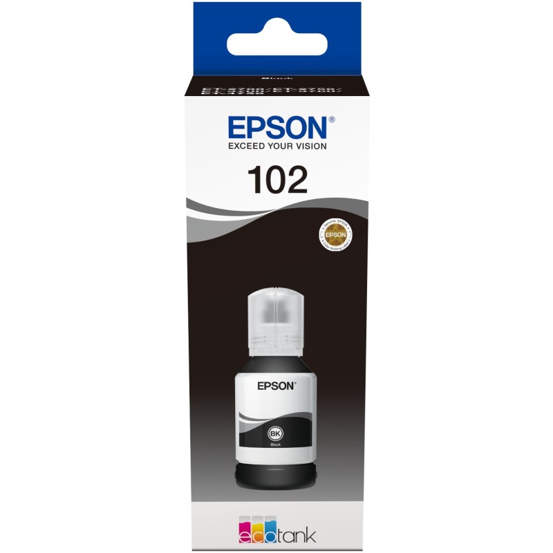 Buy Epson Ink 102 EcoTank - C13T03R140 - Black up to 7,500 pages in Cyprus, Nicosia, Limassol, Larnaka, Pafos