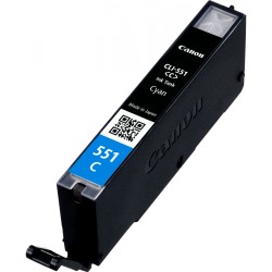Buy Canon Ink CLI-551C - 6509B001 - Cyan up to 304 pages according to ISO/IEC 29102 in Cyprus, Nicosia, Limassol, Larnaka, Pafos