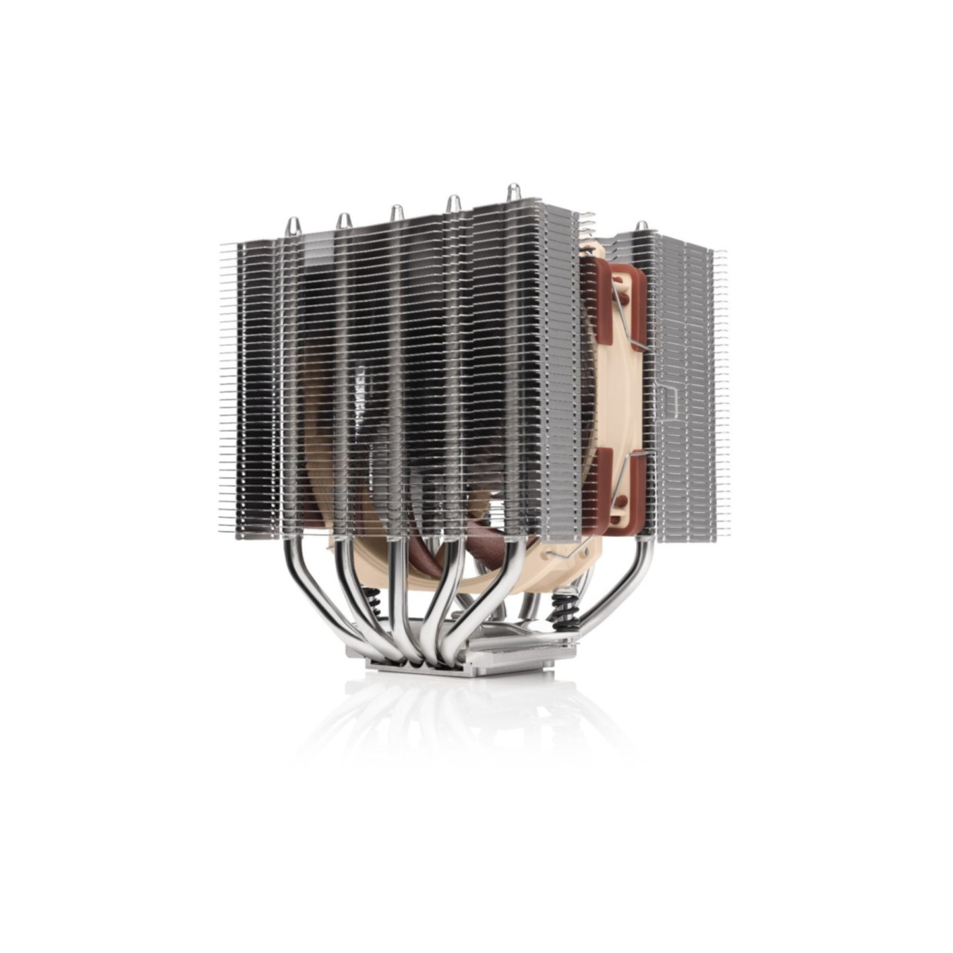 Noctua NH-D12L chromax.black - Low-Height Dual-Tower 120mm CPU Cooler (Black) — Buy in Cyprus with Fast Delivery