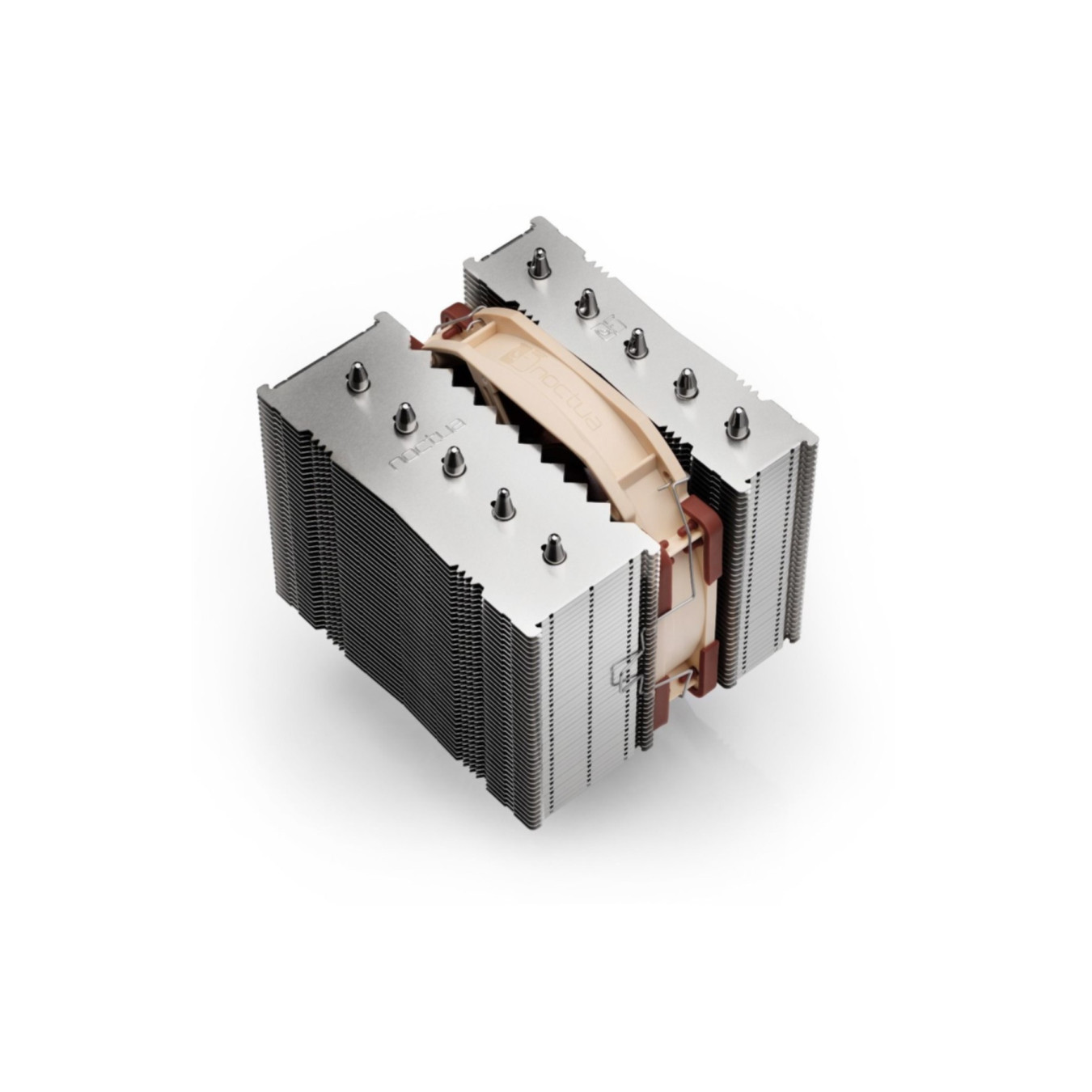 Noctua NH-D12L chromax.black - Low-Height Dual-Tower 120mm CPU Cooler (Black) — Buy in Cyprus with Fast Delivery
