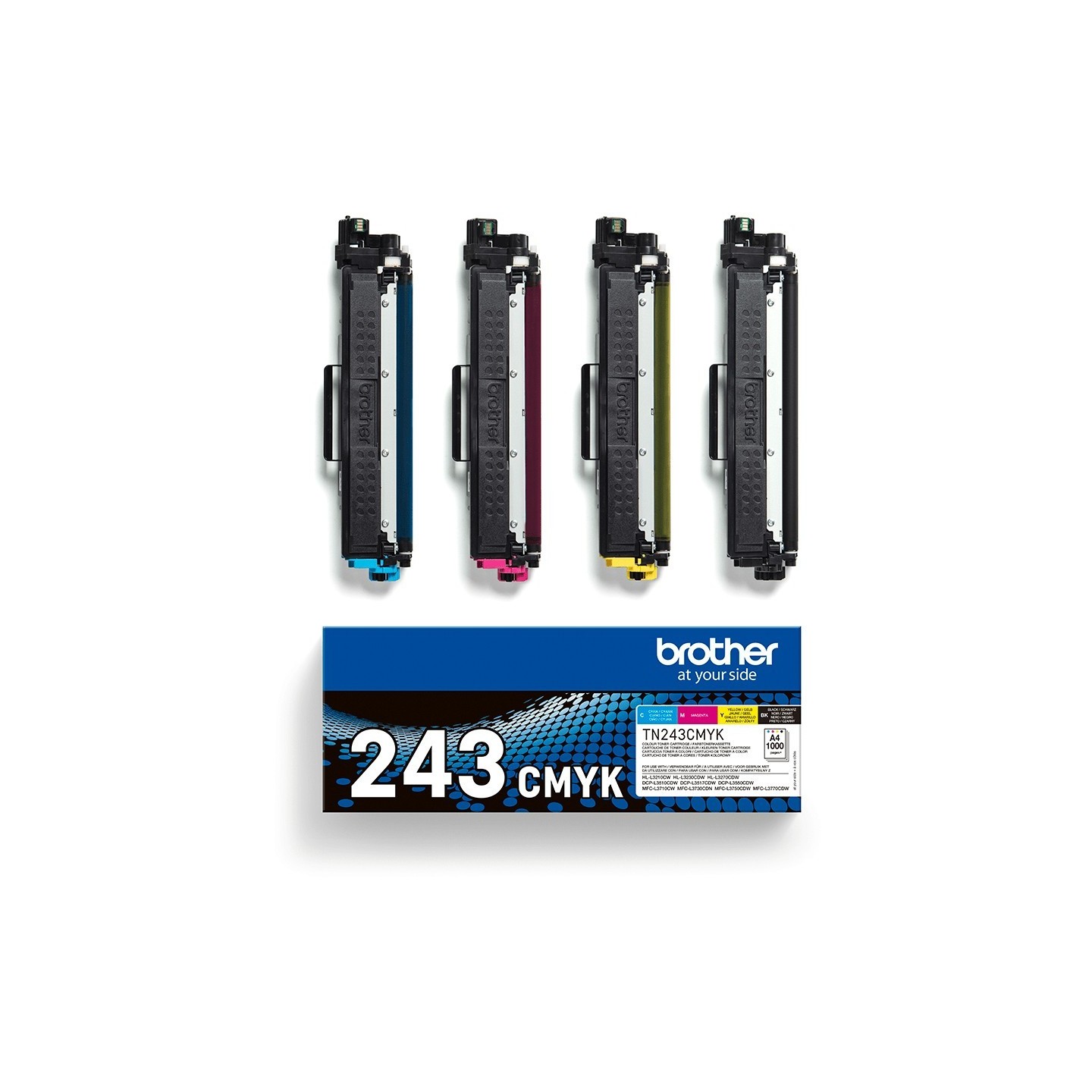 Brother Toner - TN-243CMYK - Value Pack (BK C M Y) — Buy in Cyprus with Fast Delivery