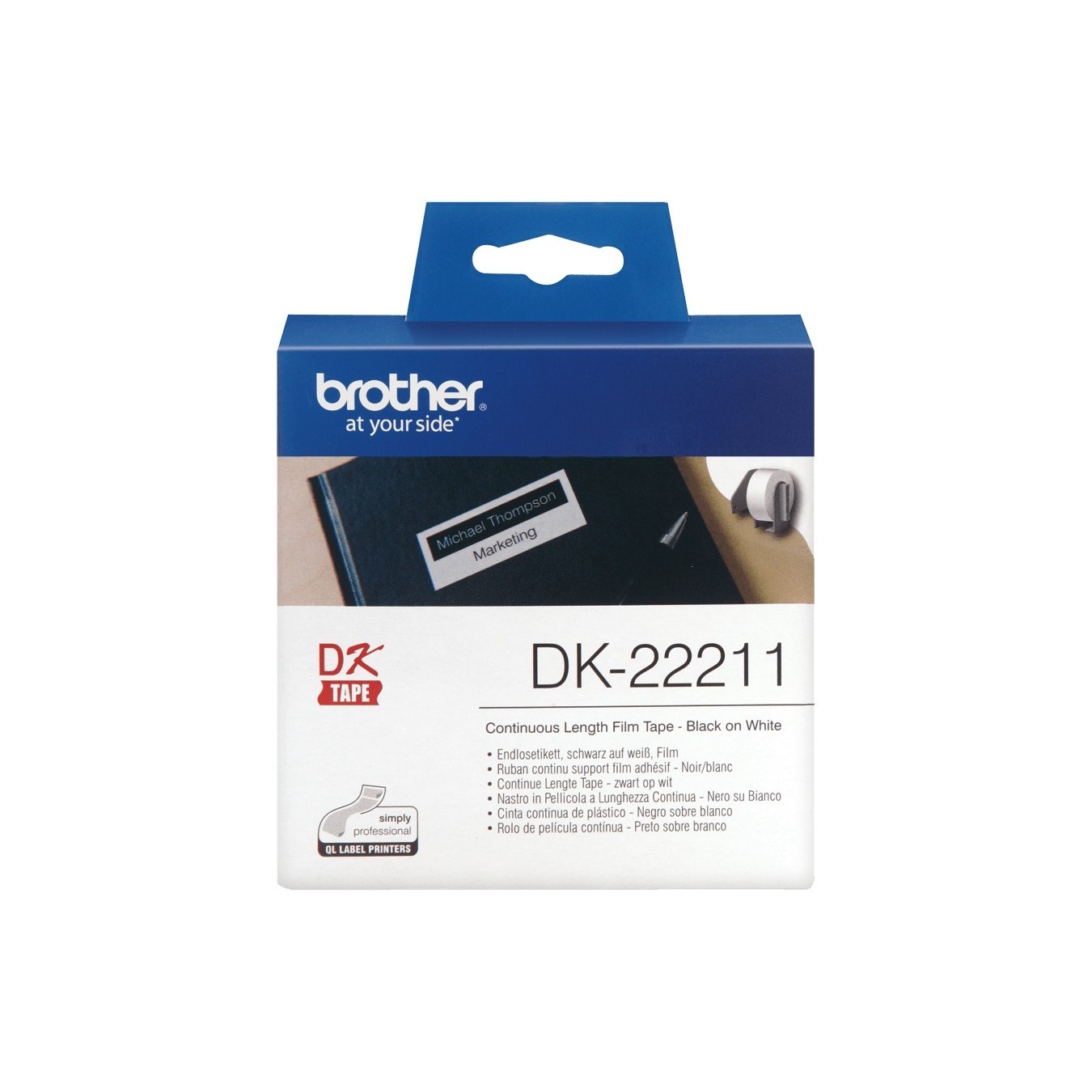 Brother Continuous Label Film - White — Buy in Cyprus with Fast Delivery