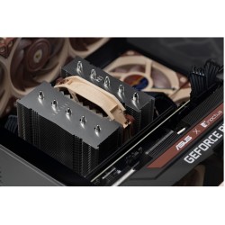 Buy Noctua NH-D12L chromax.black - Low-Height Dual-Tower 120mm CPU Cooler (Black) in Cyprus, Nicosia, Limassol, Larnaka, Pafos