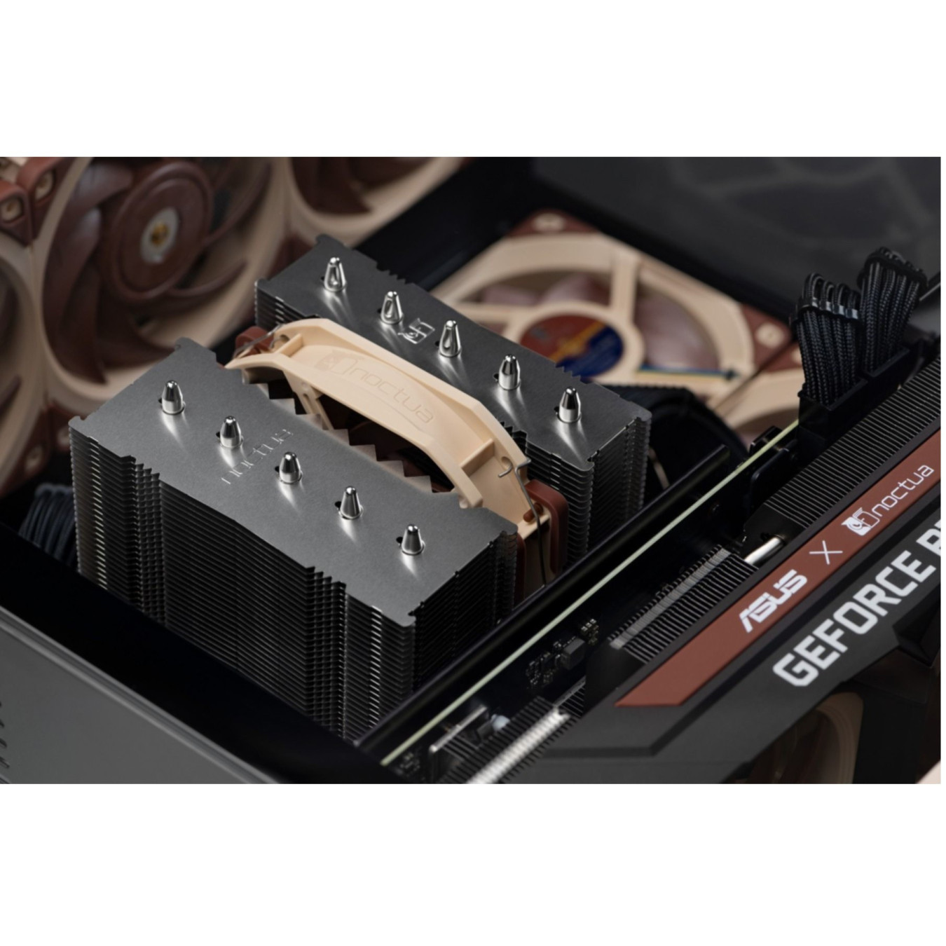 Noctua NH-D12L chromax.black - Low-Height Dual-Tower 120mm CPU Cooler (Black) — Buy in Cyprus with Fast Delivery