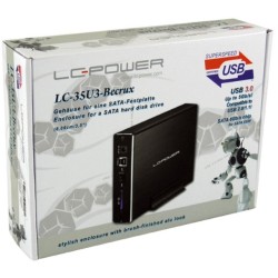 Buy 8cm SATA USB3 Aluminum LC-Power - Black in Cyprus, Nicosia, Limassol, Larnaka, Pafos