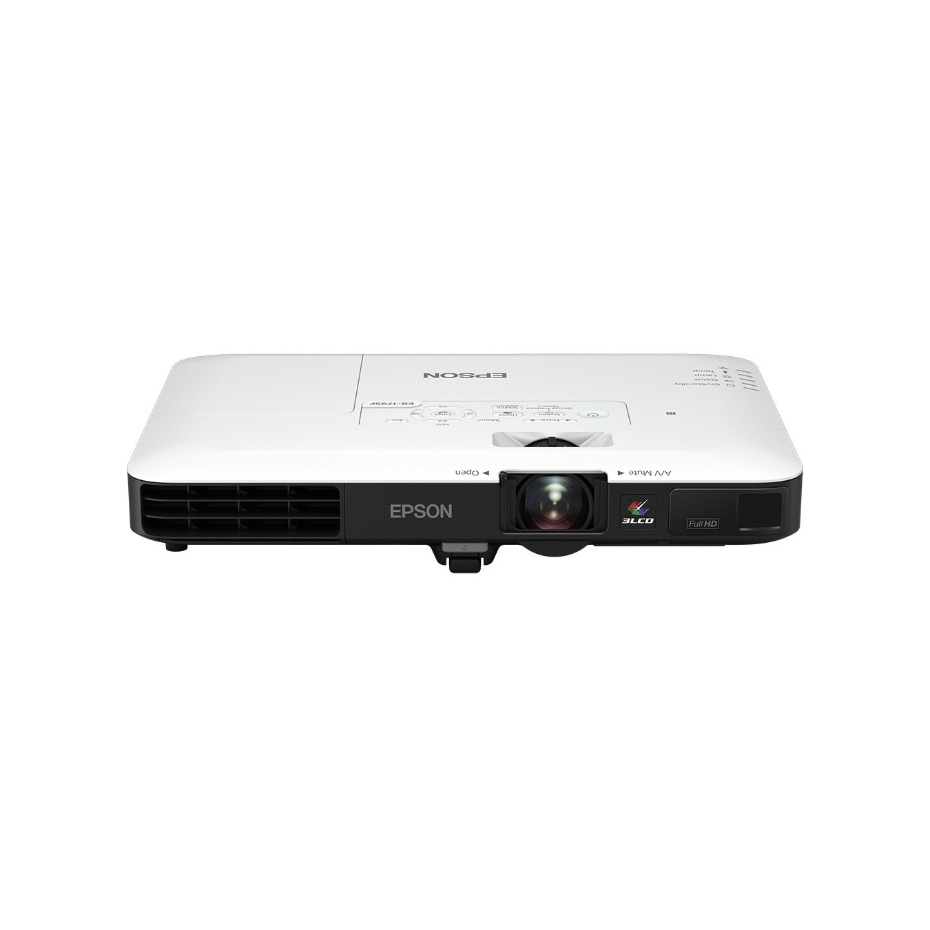 (1920x1080) Epson - EB-1795F - 3200-Lumen 3-LCD Portable 16:9 USB HDMI VGA wireless NFC Miracast Speaker Full HD White 30...