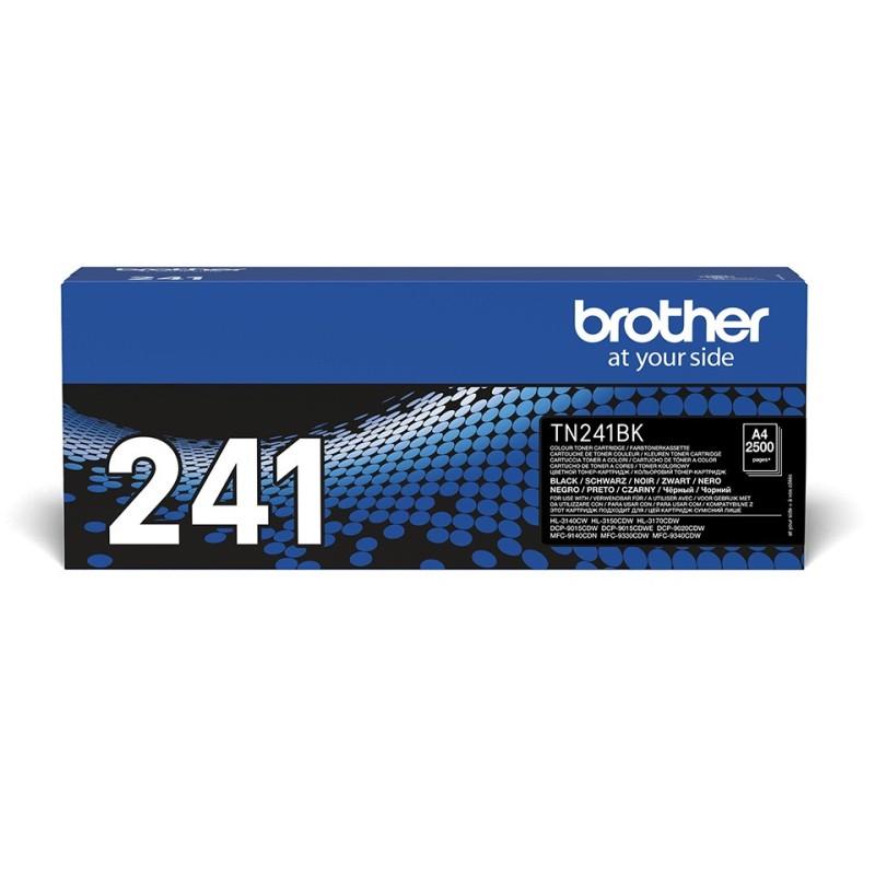 Buy Brother Toner - TN-241BK - Black up to 2,500 pages per ISO/IEC 19798 in Cyprus, Nicosia, Limassol, Larnaka, Pafos