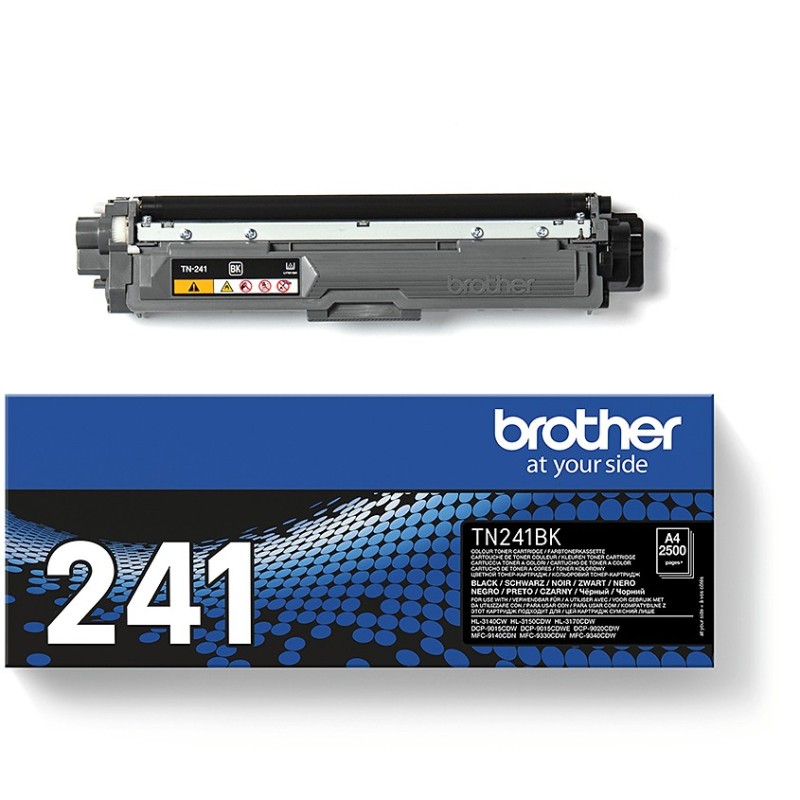 Buy Brother Toner - TN-241BK - Black up to 2,500 pages per ISO/IEC 19798 in Cyprus, Nicosia, Limassol, Larnaka, Pafos