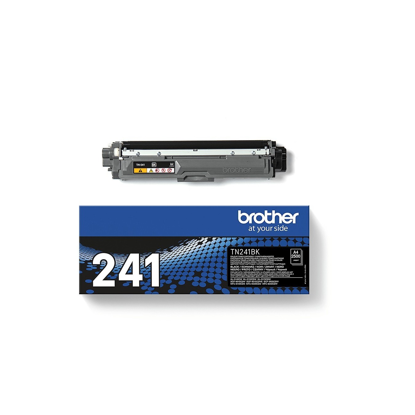 Brother Toner - TN-241BK - Black up to 2,500 pages per ISO/IEC 19798 — Buy in Cyprus with Fast Delivery