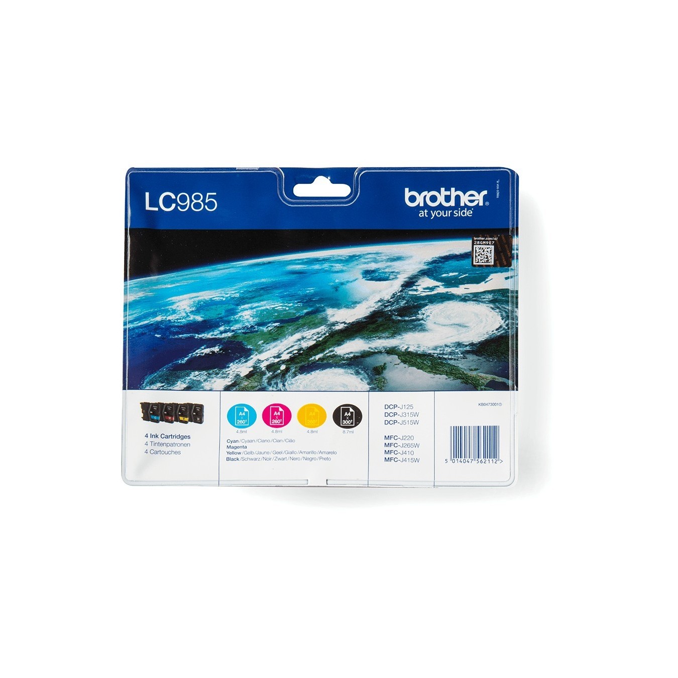 Brother Ink Value Pack - LC-985 - (BK C M Y) — Buy in Cyprus with Fast Delivery