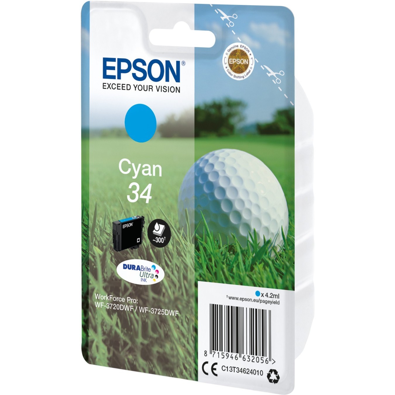 Epson - C13T34624010 - Cyan — Buy in Cyprus with Fast Delivery