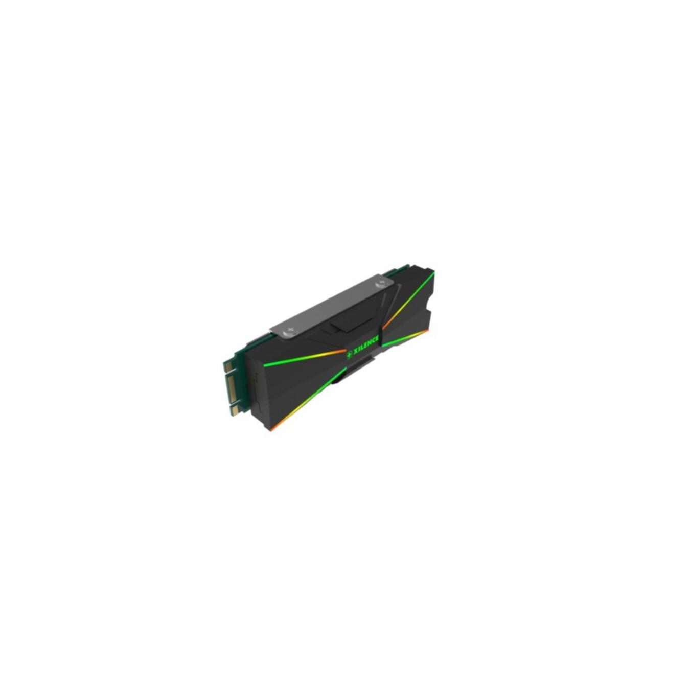 Xilence Cooler XC401 - M2SSD.B.ARGB - Black ARGB M.2 (2280) SSD Cooler with Thermal Pads — Buy in Cyprus with Fast Delivery