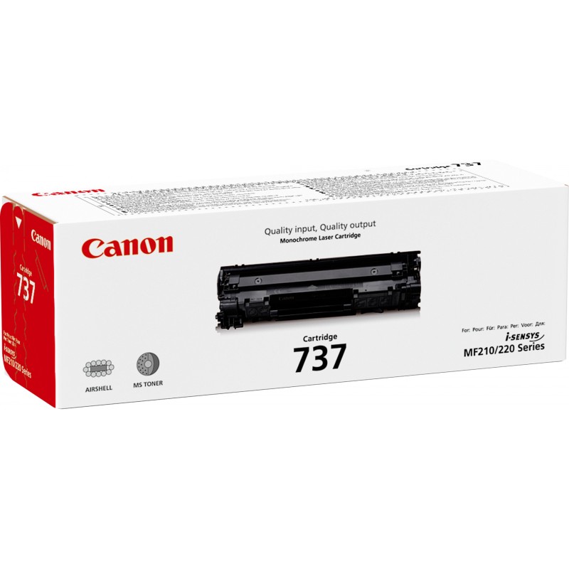 Buy Canon Toner Cartridge - 737 - Black, 2100 pages in Cyprus, Nicosia, Limassol, Larnaka, Pafos