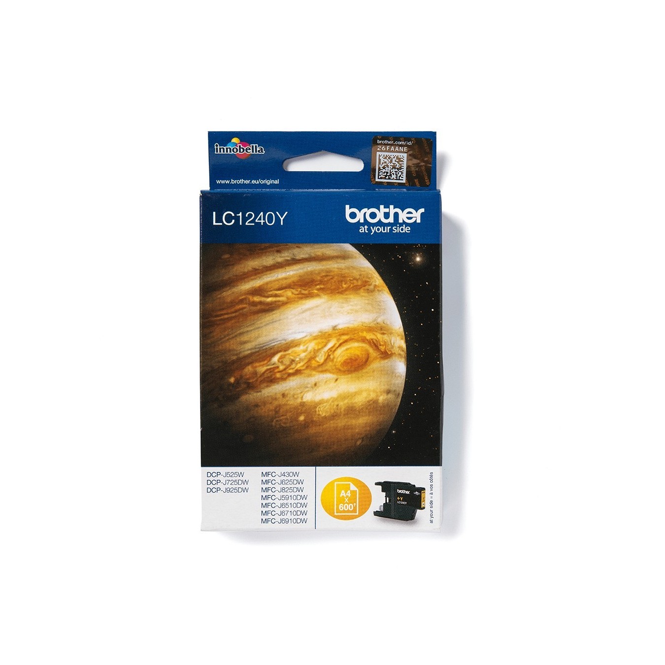 Brother Ink - LC-1240Y - Yellow up to 600 pages per ISO/IEC 24711 — Buy in Cyprus with Fast Delivery