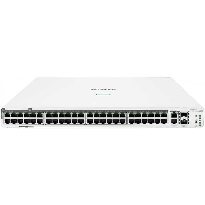 Buy 48+4P HP Enterprise Aruba Instant On - 1960 RM M - 48G 2SFP+ 2XGT PoE (600W)... in Cyprus, Nicosia, Limassol, Larnaka, Pafos
