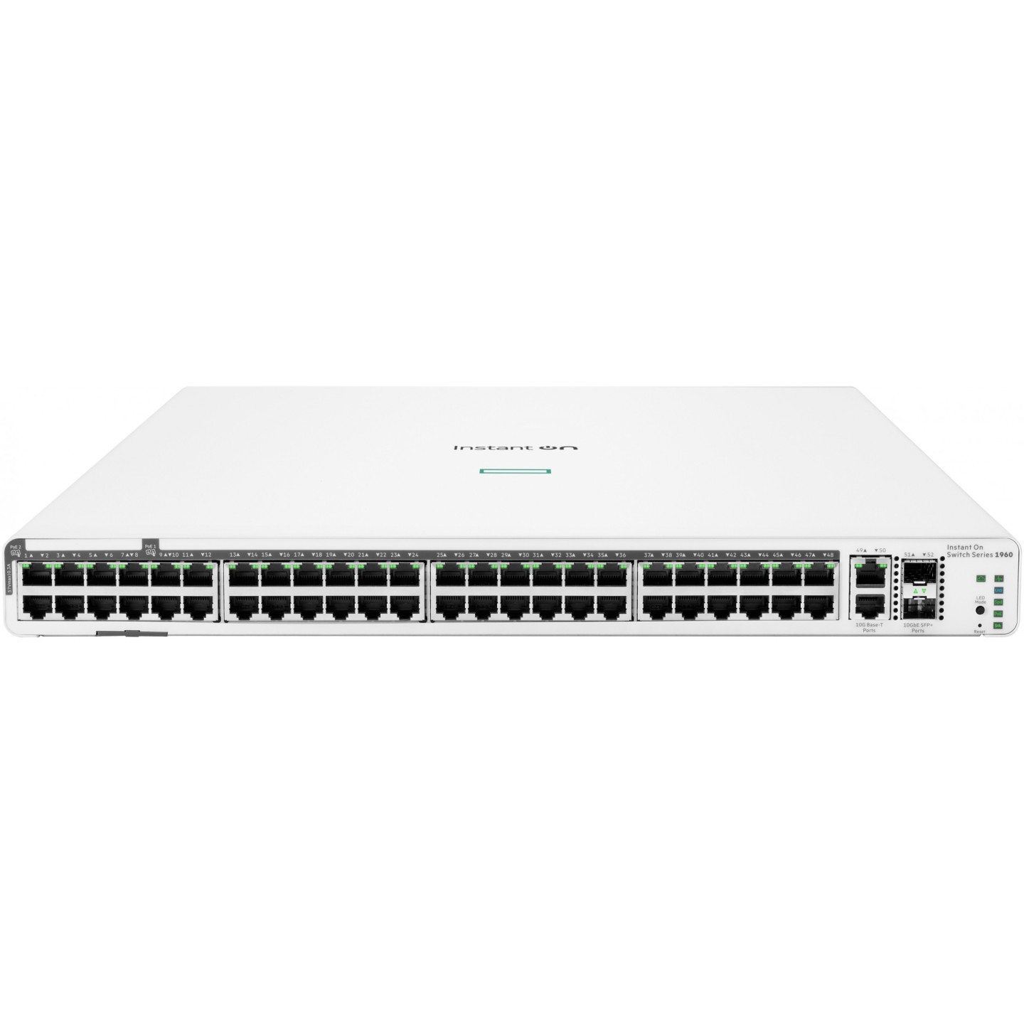 48+4P HP Enterprise Aruba Instant On - 1960 RM M - 48G 2SFP+ 2XGT PoE (600W) Switch — Buy in Cyprus with Fast Delivery