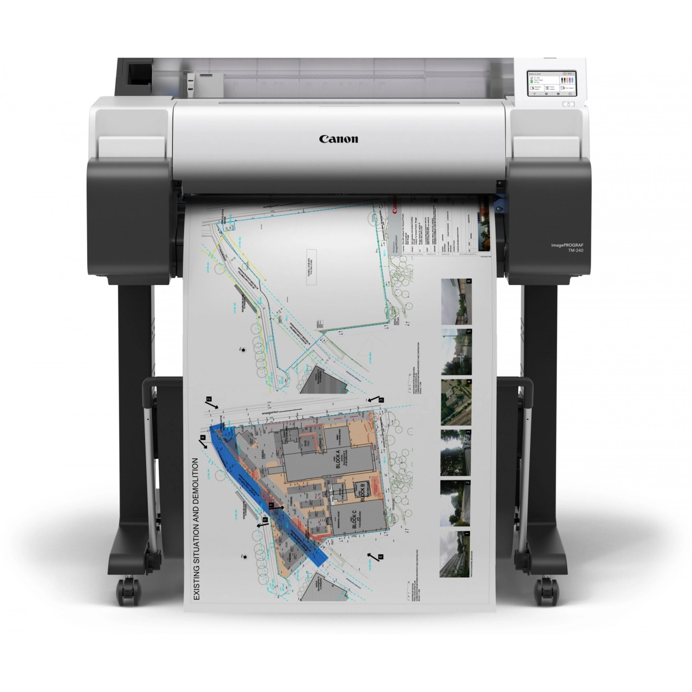 Canon imagePROGRAF Large Format Printer - TM-240 - A1, 24', USB, LAN, WLAN, 5 Colors — Buy in Cyprus with Fast Delivery