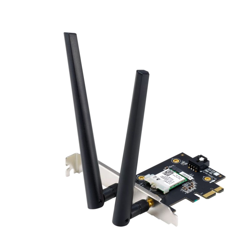 Buy ASUS PCE-AXE5400 - WiFi 6E PCIe x1 Adapter (6 GHz, 160 MHz, Bluetooth 5.2, 2... in Cyprus, Nicosia, Limassol, Larnaka, Pafos