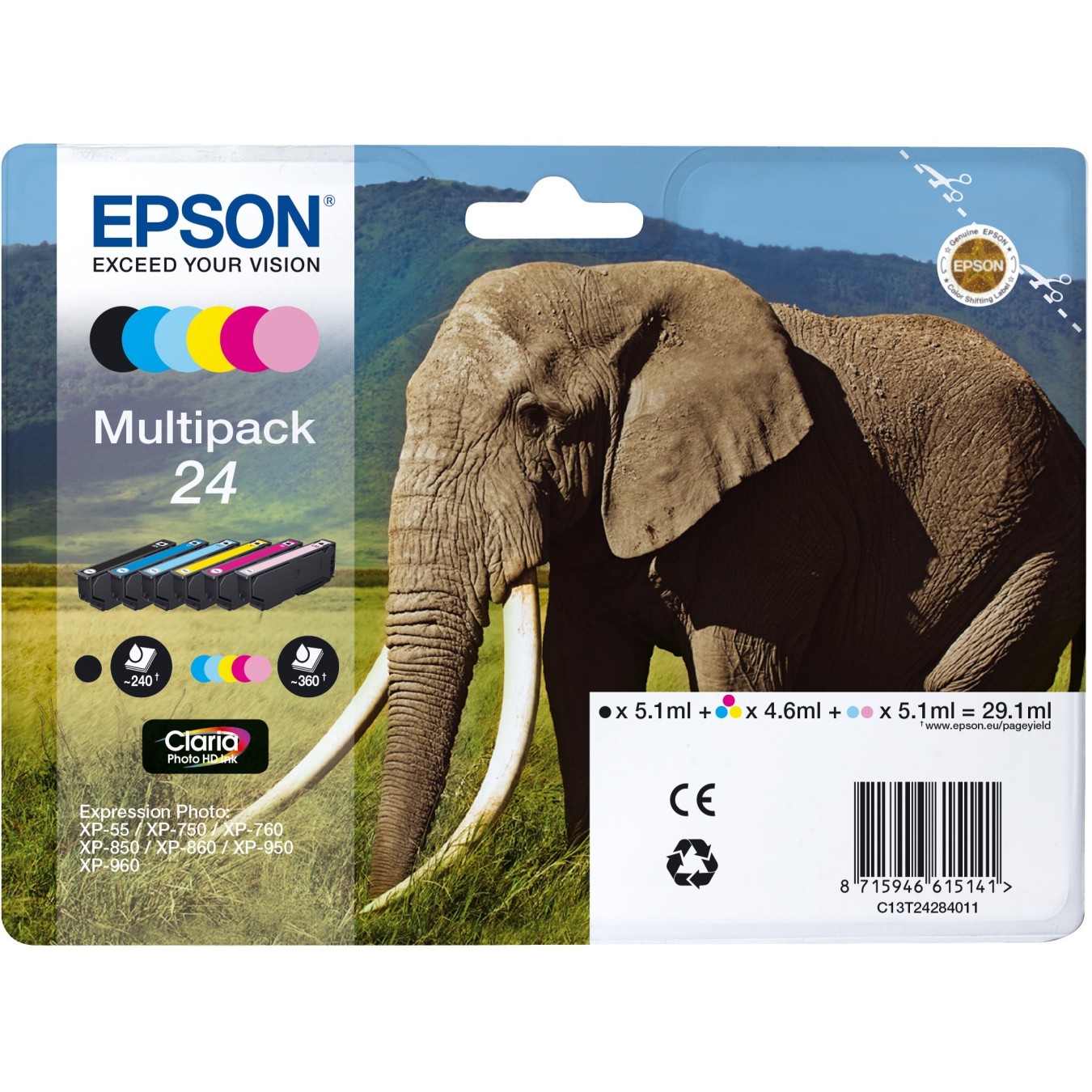 Epson 24 6-Pack MULTIPACK - T2428 - 24 6-Pack — Buy in Cyprus with Fast Delivery