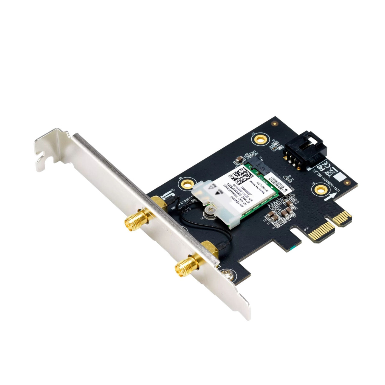 ASUS PCE-AXE5400 - WiFi 6E PCIe x1 Adapter (6 GHz, 160 MHz, Bluetooth 5.2, 2 External Antennas)