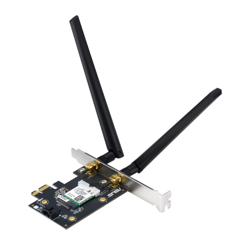 Buy ASUS PCE-AXE5400 - WiFi 6E PCIe x1 Adapter (6 GHz, 160 MHz, Bluetooth 5.2, 2... in Cyprus, Nicosia, Limassol, Larnaka, Pafos