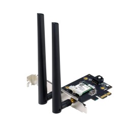Buy ASUS PCE-AXE5400 - WiFi 6E PCIe x1 Adapter (6 GHz, 160 MHz, Bluetooth 5.2, 2... in Cyprus, Nicosia, Limassol, Larnaka, Pafos