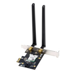 Buy ASUS PCE-AXE5400 - WiFi 6E PCIe x1 Adapter (6 GHz, 160 MHz, Bluetooth 5.2, 2... in Cyprus, Nicosia, Limassol, Larnaka, Pafos