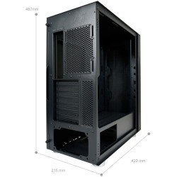 LC-Power 8000B Midi Tower PC Case Black Sound-Insulated (Retail) — Buy in Cyprus with Fast Delivery