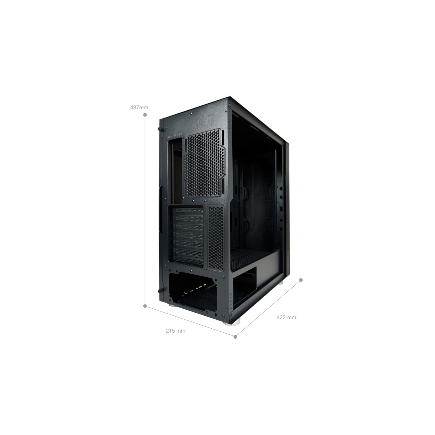LC-Power 8000B Midi Tower PC Case Black Sound-Insulated (Retail) — Buy in Cyprus with Fast Delivery