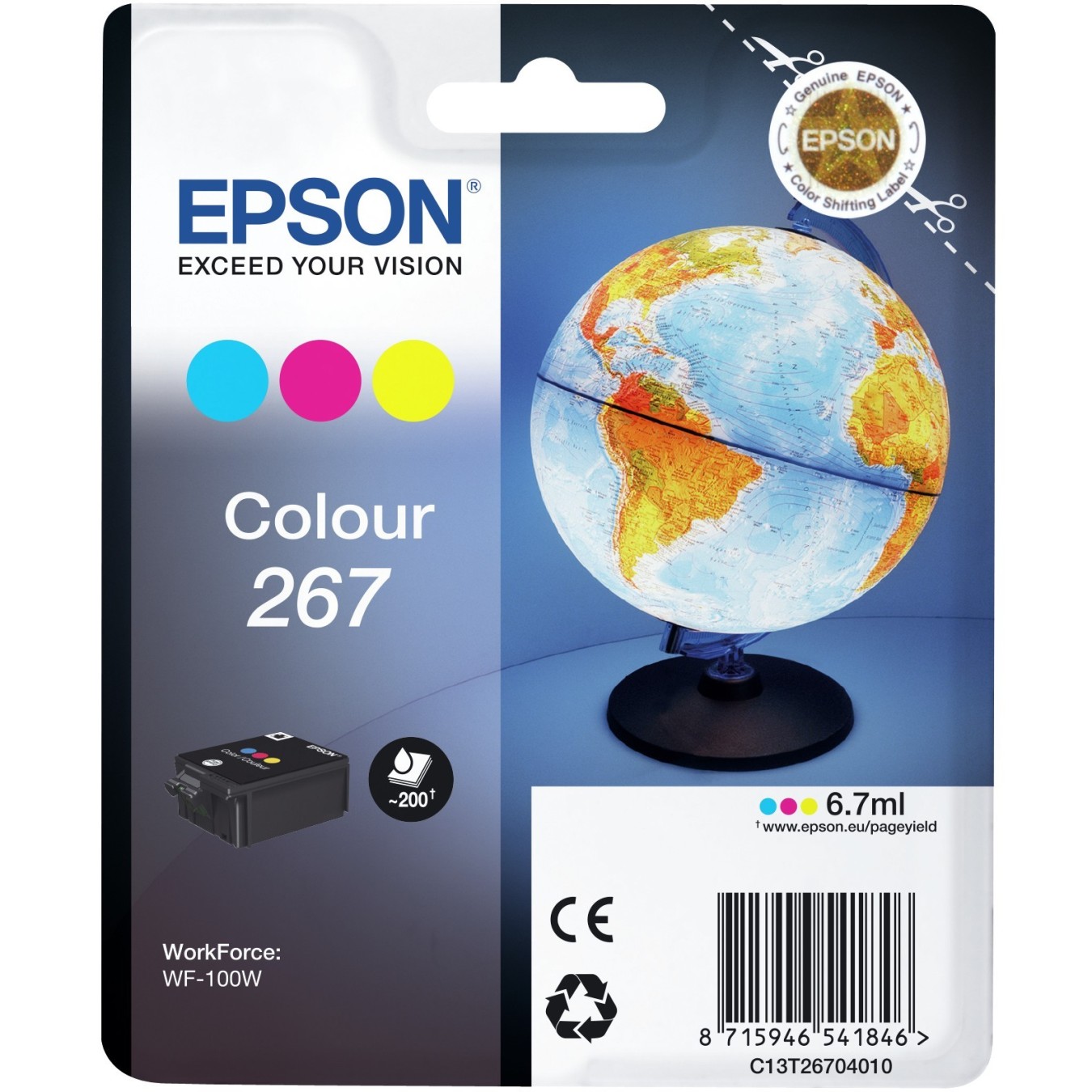 Epson 267 C M Y - C13T26704010 — Buy in Cyprus with Fast Delivery