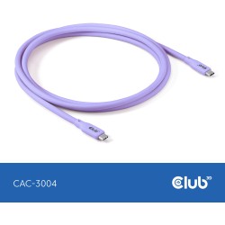 Buy Club3D Lifestyle USB-C Cable PD 240W 20Gbps 2m Purple St St - USB-C in Cyprus, Nicosia, Limassol, Larnaka, Pafos