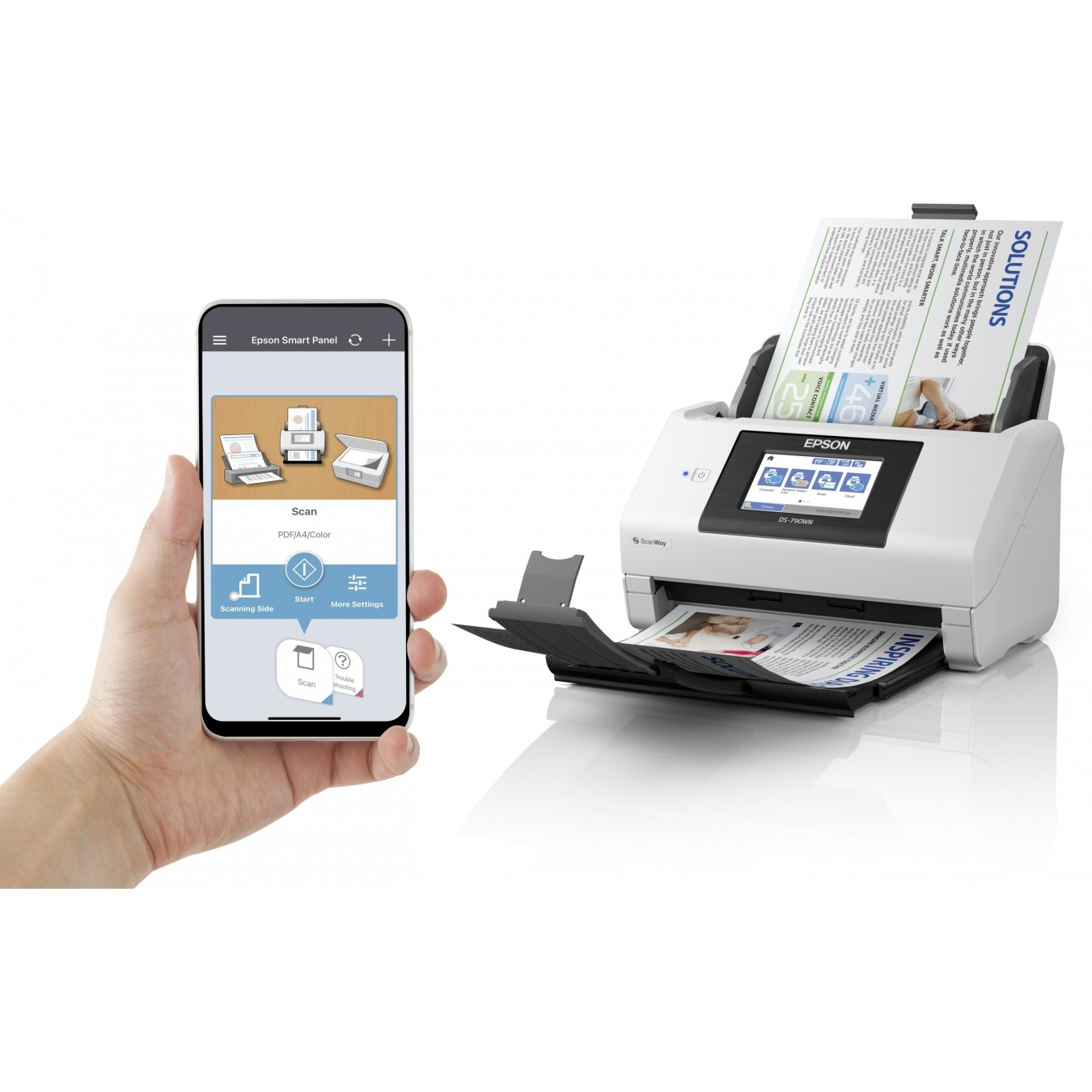 Epson WorkForce Document Scanner - DS-790WN - Document Scanner — Buy in Cyprus with Fast Delivery