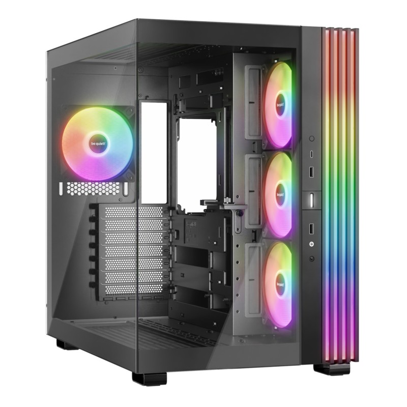 be quiet! Light Base 600 LX Black Mid Tower ATX Case 4x120mm ARGB Fans (Boxed) — Buy in Cyprus with Fast Delivery