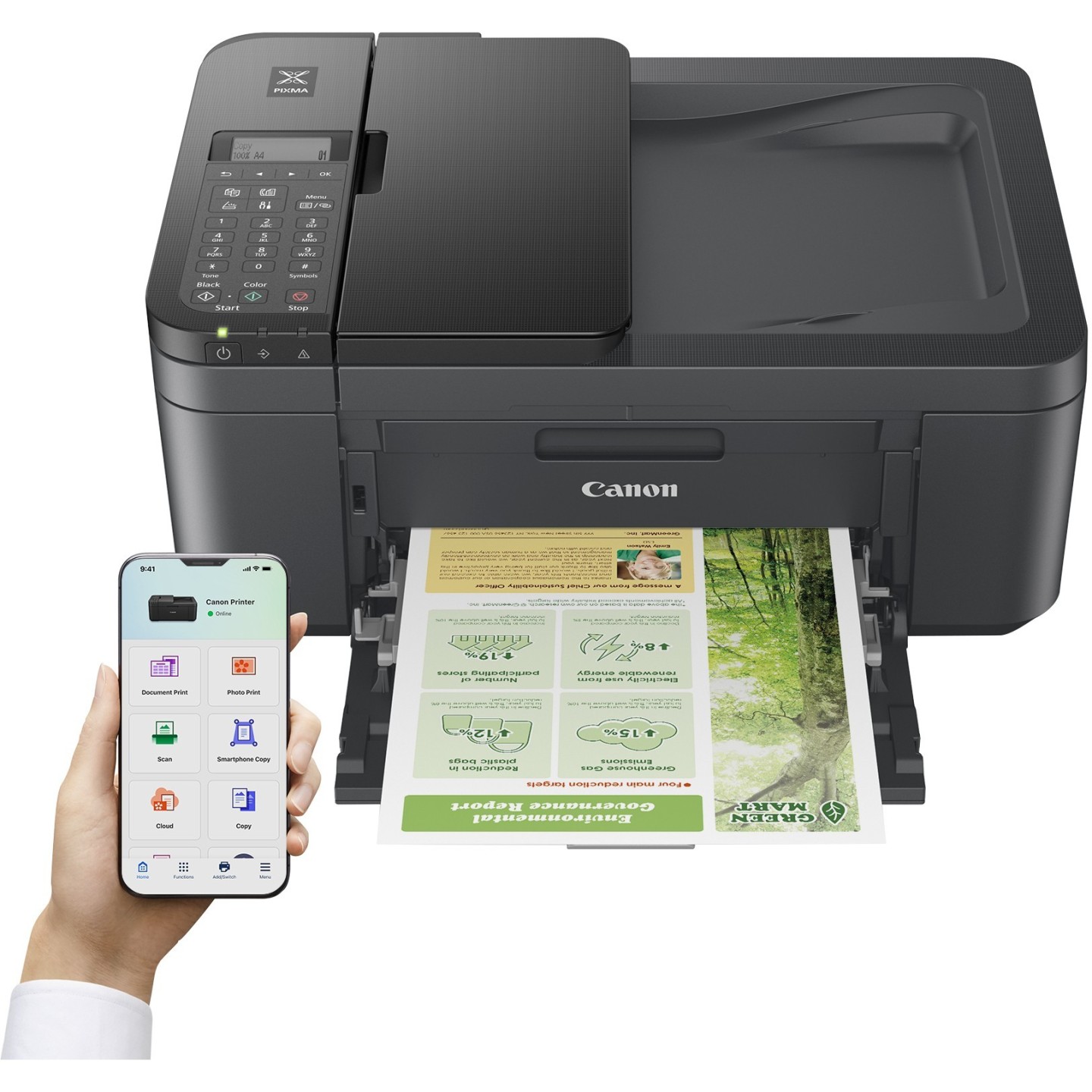 Canon PIXMA Inkjet Multifunction Printer - TR4755i - 4-in-1 A4 Wi-Fi Duplex ADF — Buy in Cyprus with Fast Delivery