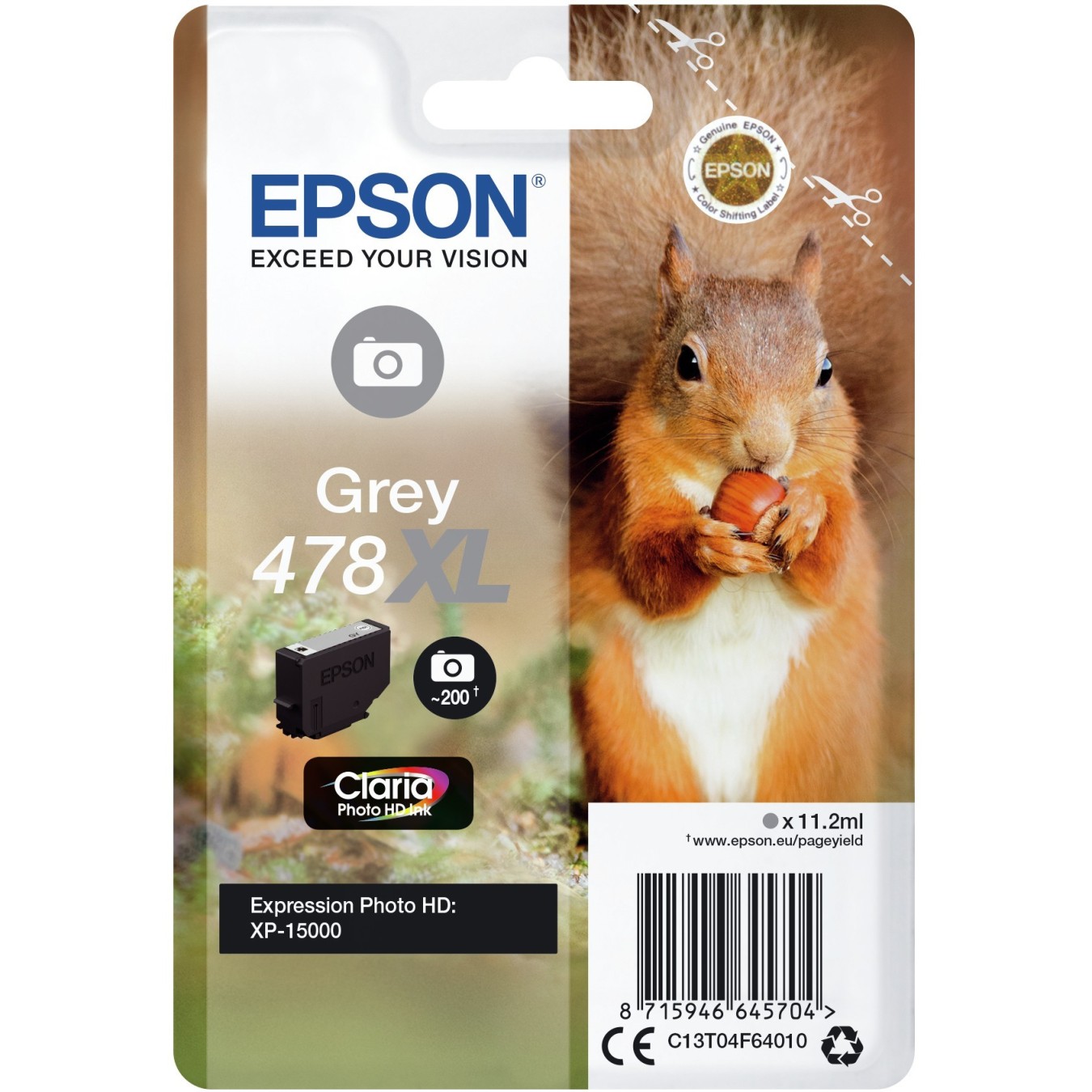 Epson 478 - C13T04F64010 - grey HC — Buy in Cyprus with Fast Delivery