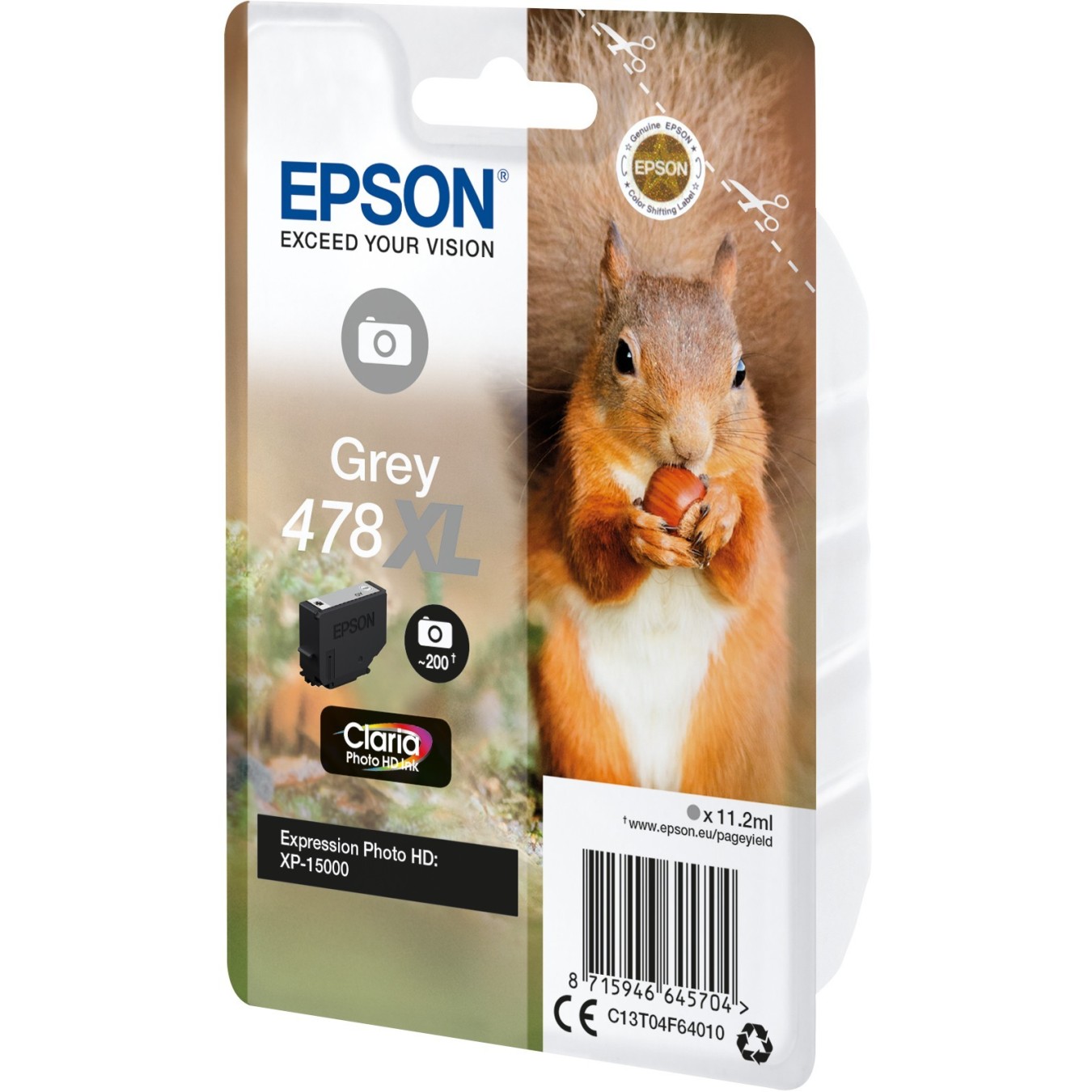 Epson 478 - C13T04F64010 - grey HC — Buy in Cyprus with Fast Delivery