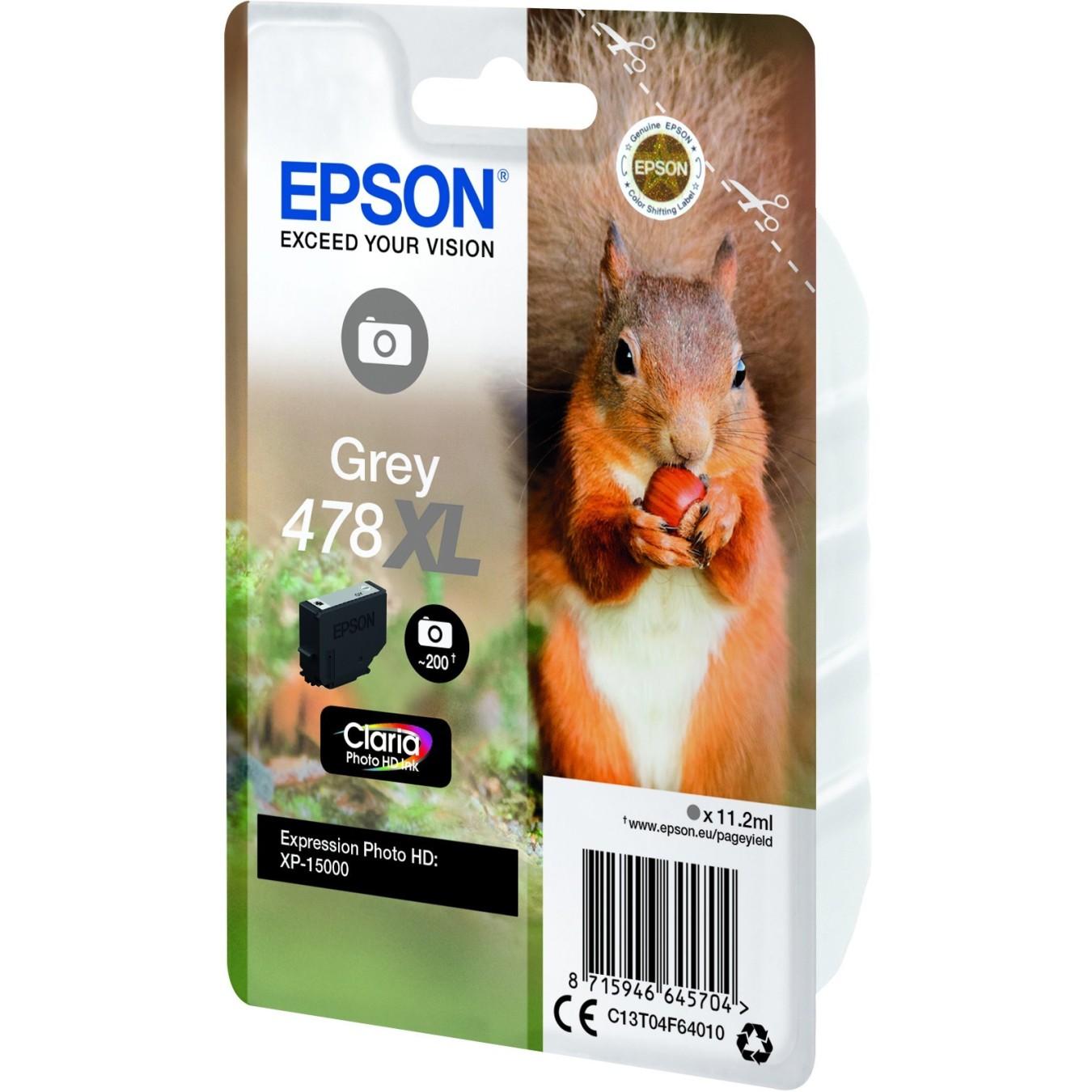 Epson 478 - C13T04F64010 - grey HC — Buy in Cyprus with Fast Delivery