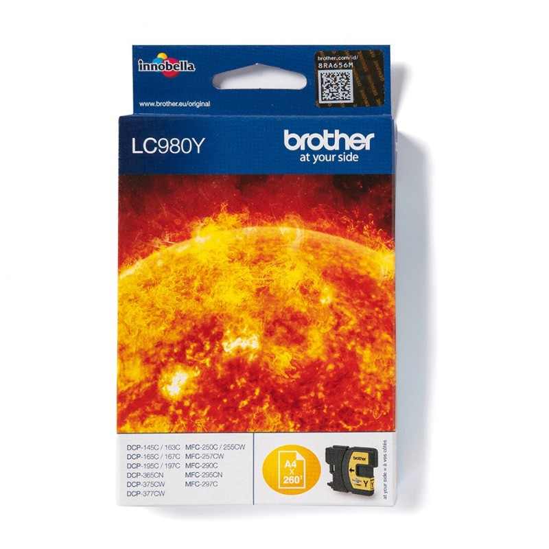 Buy Brother - LC-980Y - Yellow in Cyprus, Nicosia, Limassol, Larnaka, Pafos