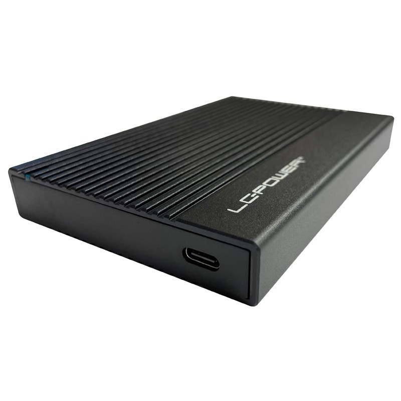 Buy LC-Power USB3.2 Aluminum Black - LC-25U3-C - 6.3cm in Cyprus, Nicosia, Limassol, Larnaka, Pafos