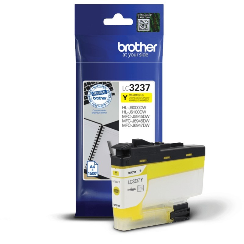 Buy Brother Ink - LC-3237Y - Yellow in Cyprus, Nicosia, Limassol, Larnaka, Pafos