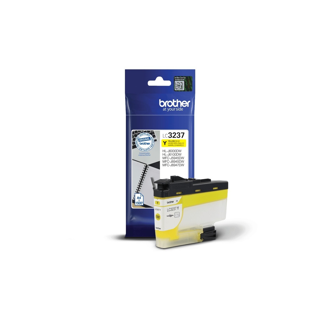 Brother Ink - LC-3237Y - Yellow — Buy in Cyprus with Fast Delivery