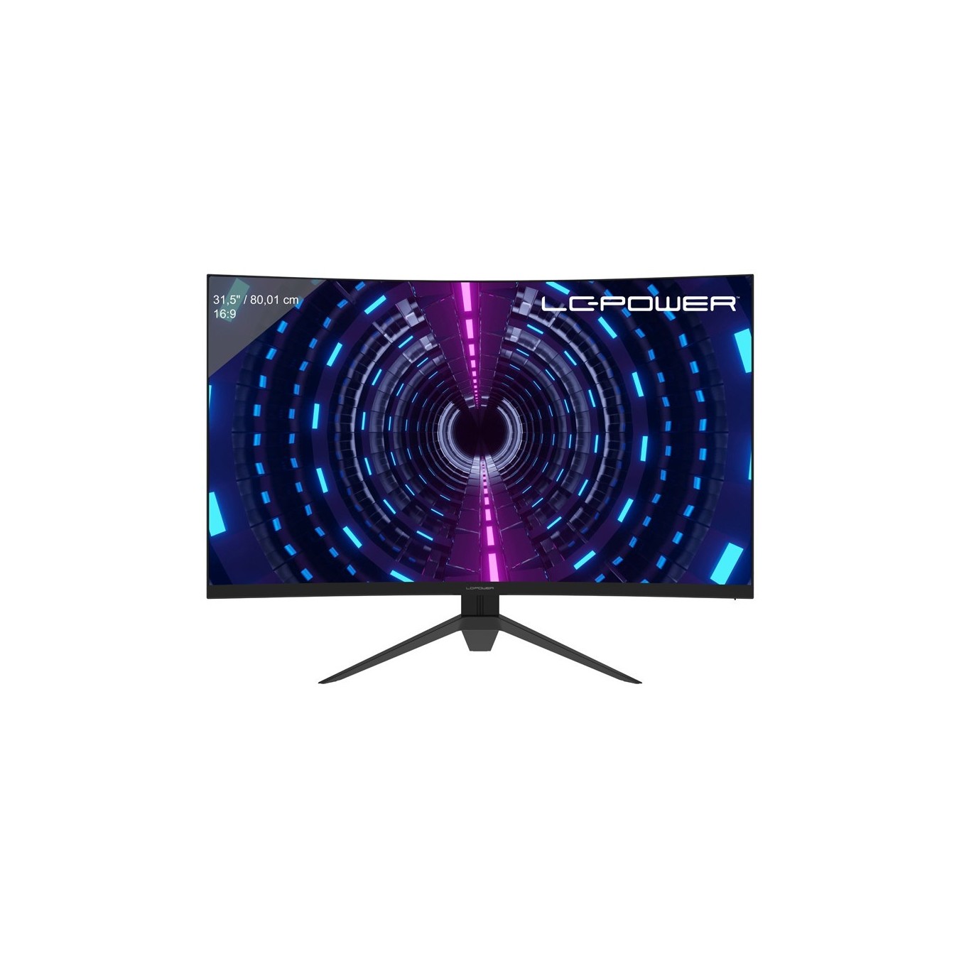 LC-Power 80.01cm (31.5') Curved - LC-M32-QHD-165-V2 - Curved — Buy in Cyprus with Fast Delivery